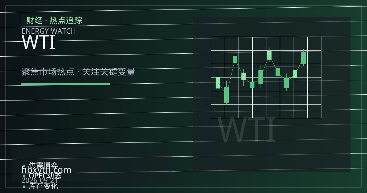 布伦特与WTI原油期货价差入门：跨市场基差与套利逻辑