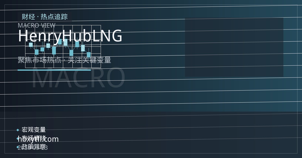 Henry Hub天然气期货：库存与LNG出口双轮驱动下的近月合约逻辑